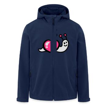 Herz Schnecke 3 - Recycelte Männer Softshell-Jacke von Stanley/Stella - Navy - Vorne - AI Model Male 185 light (185cm)