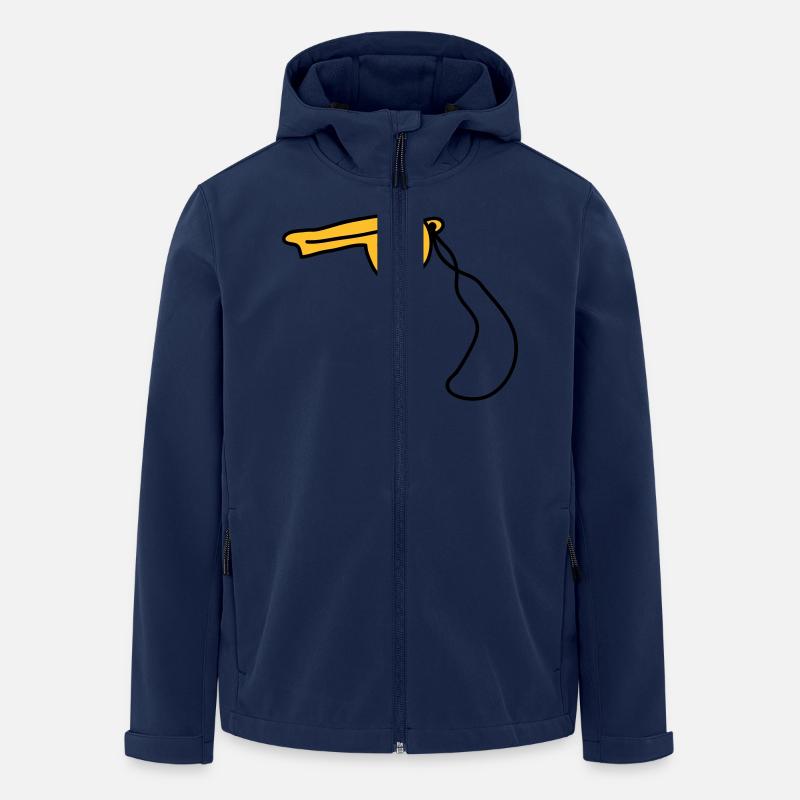 pfeife_2c - Veste softshell homme en polyester recyclé Stanley/Stella - marine