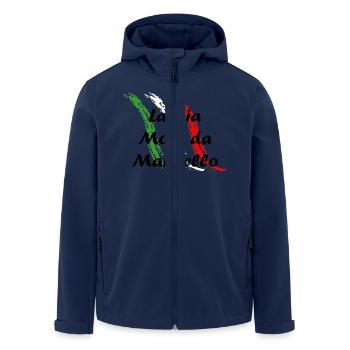 la_mia_moto_mandello - Veste softshell homme en polyester recyclé Stanley/Stella - marine - Devant - AI Model Male 185 light (185cm)