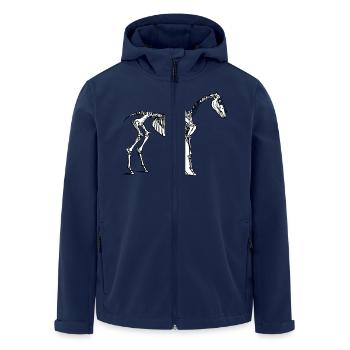 horse248 - Men’s Recycled Softshell Jacket by Stanley/Stella - navy - Front - AI Model Male 185 light (185cm)
