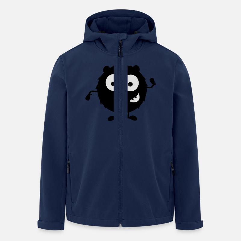 Monster - Recycelte Männer Softshell-Jacke von Stanley/Stella - Navy