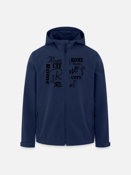 Rome - Veste softshell homme en polyester recyclé Stanley/Stella - marine