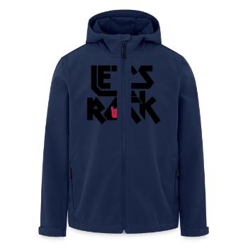 Let's Rock - Recycelte Männer Softshell-Jacke von Stanley/Stella - Navy - Vorne - AI Model Male 185 light (185cm)