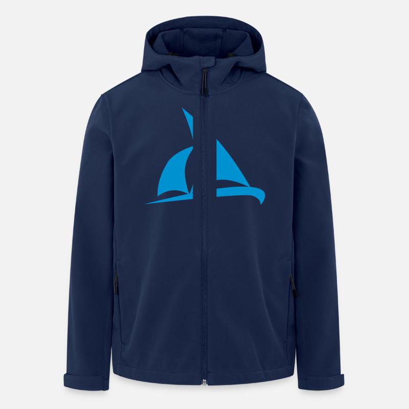Segeln - Recycelte Männer Softshell-Jacke von Stanley/Stella - Navy