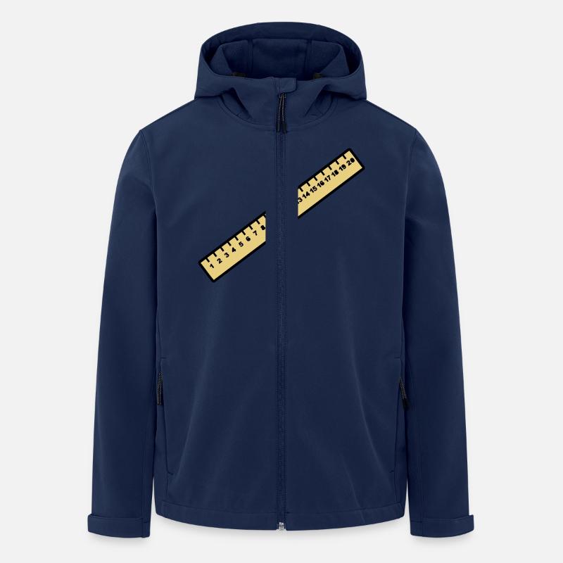 Ruler - Men’s Recycled Softshell Jacket by Stanley/Stella - navy