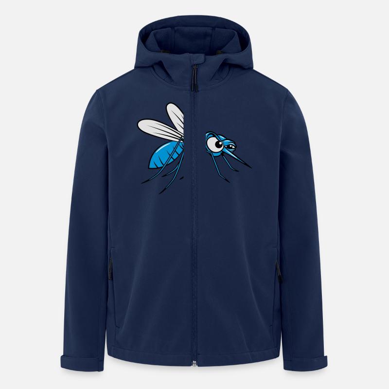 Mücke witzig - Recycelte Männer Softshell-Jacke von Stanley/Stella - Navy
