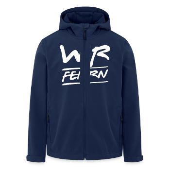 ich heirate - wir feiern - Recycelte Männer Softshell-Jacke von Stanley/Stella - Navy - Vorne - AI Model Male 185 light (185cm)