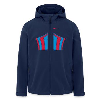 tente de cirque - Veste softshell homme en polyester recyclé Stanley/Stella - marine - Devant - AI Model Male 185 light (185cm)