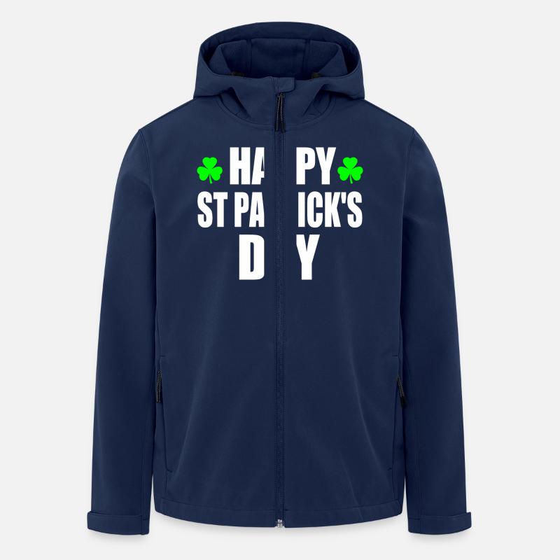 happy st patrick's day - Recycelte Männer Softshell-Jacke von Stanley/Stella - Navy