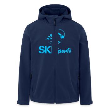Ski sports - Recycelte Männer Softshell-Jacke von Stanley/Stella - Navy - Vorne - AI Model Male 185 light (185cm)