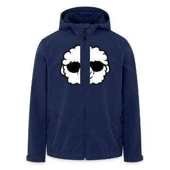 Sheep Sunglasses Party Sheep Lamb Cool Head - Men’s Recycled Softshell Jacket by Stanley/Stella - navy - Front - AI Model Male 185 light (185cm)