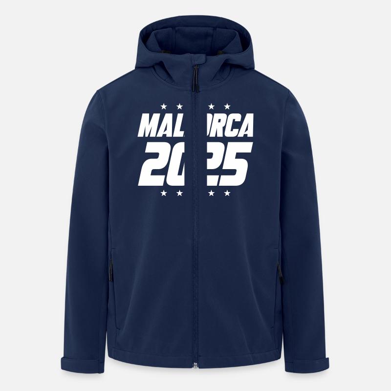 Mallorca 2025 - Recycelte Männer Softshell-Jacke von Stanley/Stella - Navy
