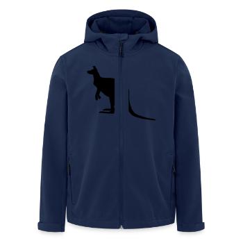 Kangourou - Veste softshell homme en polyester recyclé Stanley/Stella - marine - Devant - AI Model Male 185 light (185cm)