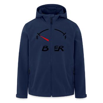 beer - Recycelte Männer Softshell-Jacke von Stanley/Stella - Navy - Vorne - AI Model Male 185 light (185cm)