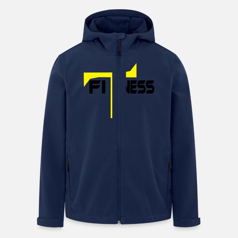 FiTness - Recycelte Männer Softshell-Jacke von Stanley/Stella - Navy