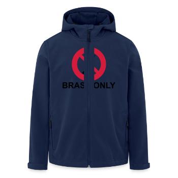 Brass Only - Veste softshell homme en polyester recyclé Stanley/Stella - marine - Devant - AI Model Male 185 light (185cm)
