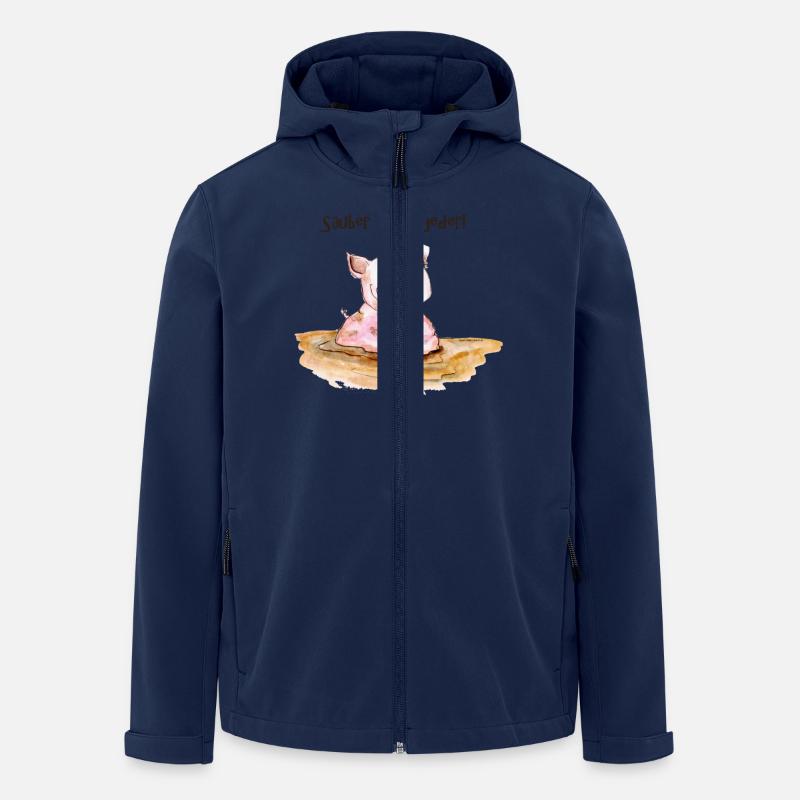 Clean can everyone! - Men’s Recycled Softshell Jacket by Stanley/Stella - navy