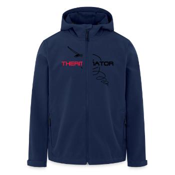 thermiknator segelflieger Geschenk - Recycelte Männer Softshell-Jacke von Stanley/Stella - Navy - Vorne - AI Model Male 185 light (185cm)