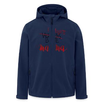 Universum Die beste Mamma - Recycelte Männer Softshell-Jacke von Stanley/Stella - Navy - Vorne - AI Model Male 185 light (185cm)