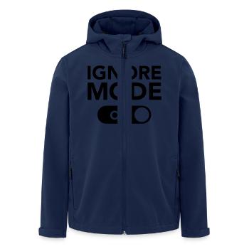 Ignore, Mode (On) - Veste softshell homme en polyester recyclé Stanley/Stella - marine - Devant - AI Model Male 185 light (185cm)