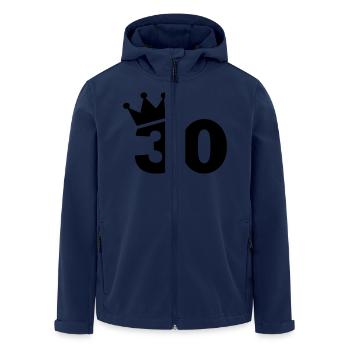 30 - Veste softshell homme en polyester recyclé Stanley/Stella - marine - Devant - AI Model Male 185 light (185cm)