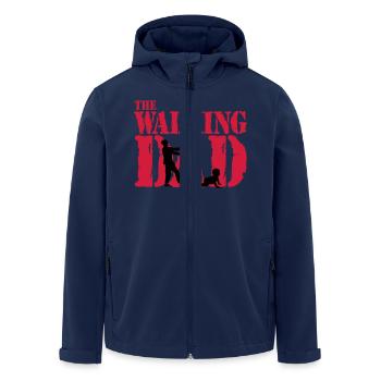 WALKING DAD - Men’s Recycled Softshell Jacket by Stanley/Stella - navy - Front - AI Model Male 185 light (185cm)
