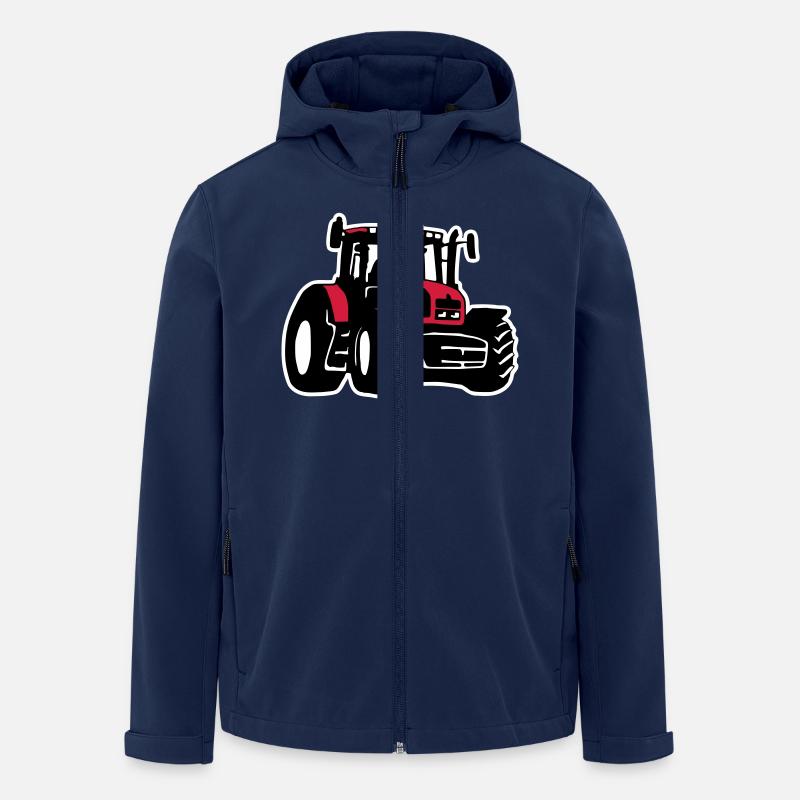 Traktor (3 color) - Recycelte Männer Softshell-Jacke von Stanley/Stella - Navy