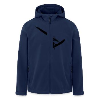Windsurfer (Vector) - Recycelte Männer Softshell-Jacke von Stanley/Stella - Navy - Vorne - AI Model Male 185 light (185cm)