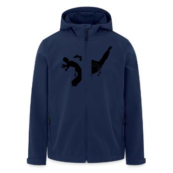 capoeira - Veste softshell homme en polyester recyclé Stanley/Stella - marine - Devant - AI Model Male 185 light (185cm)