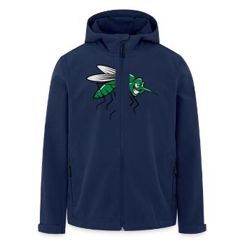 Midge funny comic - Men’s Recycled Softshell Jacket by Stanley/Stella - navy - Front - AI Model Male 185 light (185cm)