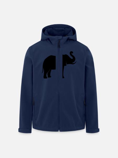 elefant_002 - Veste softshell homme en polyester recyclé Stanley/Stella - marine