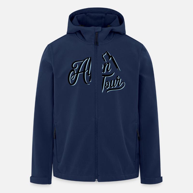 alpen tour - Recycelte Männer Softshell-Jacke von Stanley/Stella - Navy