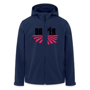 dancer - Recycelte Männer Softshell-Jacke von Stanley/Stella - Navy - Vorne - AI Model Male 185 light (185cm)