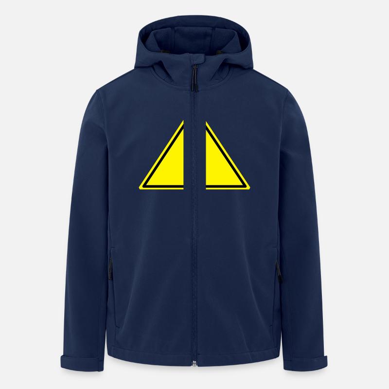 Achtung - Recycelte Männer Softshell-Jacke von Stanley/Stella - Navy
