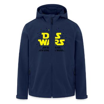 Das Wars Ehe - Recycelte Männer Softshell-Jacke von Stanley/Stella - Navy - Vorne - AI Model Male 185 light (185cm)