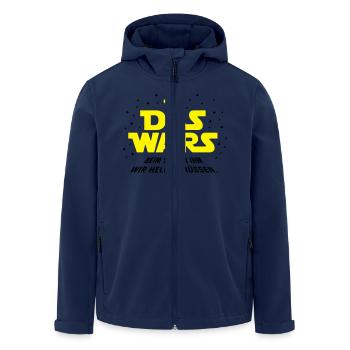 Das Wars Saufen - Recycelte Männer Softshell-Jacke von Stanley/Stella - Navy - Vorne - AI Model Male 185 light (185cm)