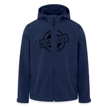 Kartoffel - Recycelte Männer Softshell-Jacke von Stanley/Stella - Navy - Vorne - AI Model Male 185 light (185cm)