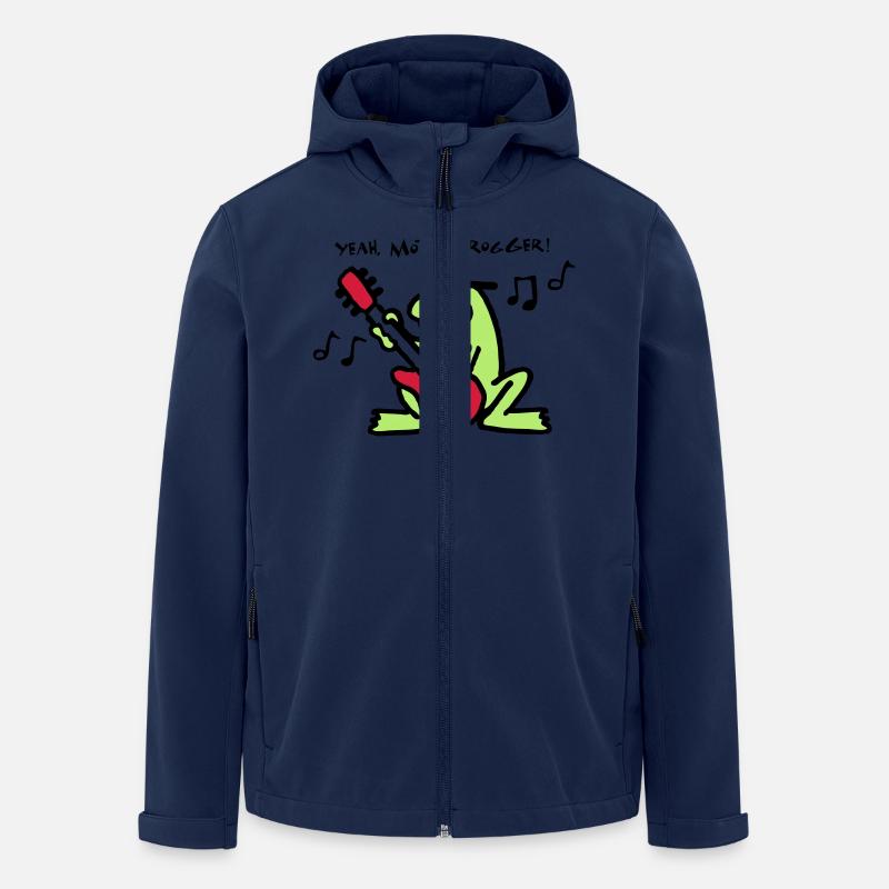 frog_n_roll_072011_a_3c - Men’s Recycled Softshell Jacket by Stanley/Stella - navy