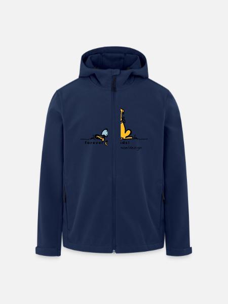 forever friends - Men’s Recycled Softshell Jacket by Stanley/Stella - navy