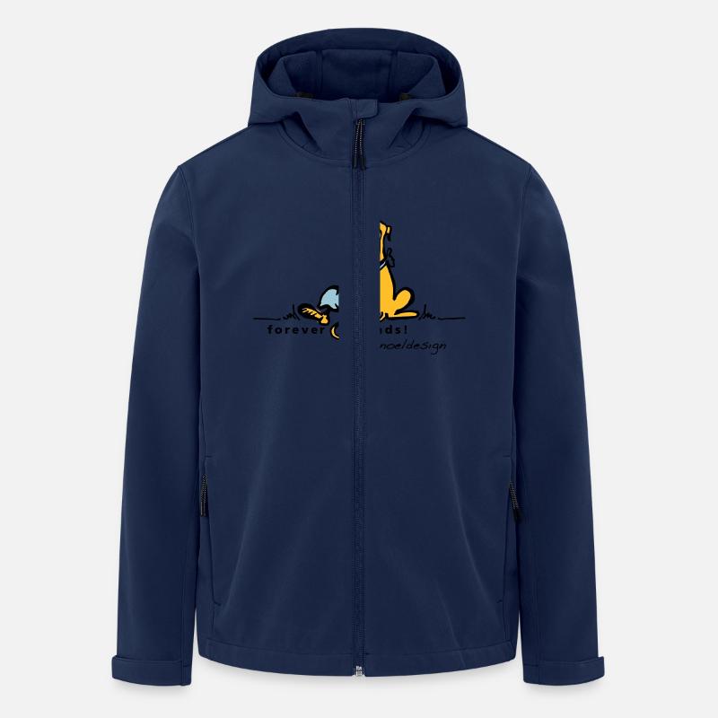 forever friends - Recycelte Männer Softshell-Jacke von Stanley/Stella - Navy