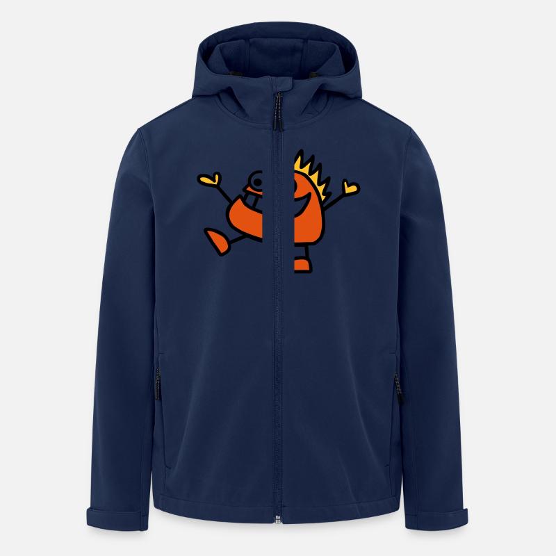 Happy monster - Men’s Recycled Softshell Jacket by Stanley/Stella - navy