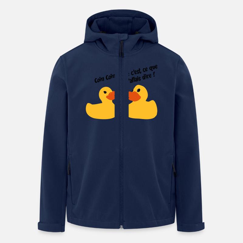 Canard - Recycelte Männer Softshell-Jacke von Stanley/Stella - Navy