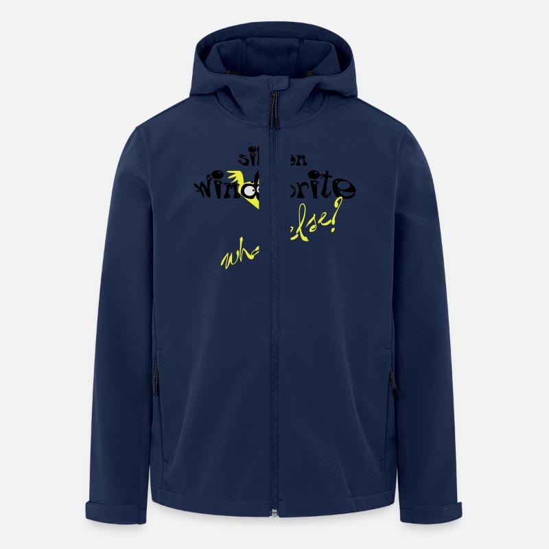 silken- what else? - Recycelte Männer Softshell-Jacke von Stanley/Stella - Navy