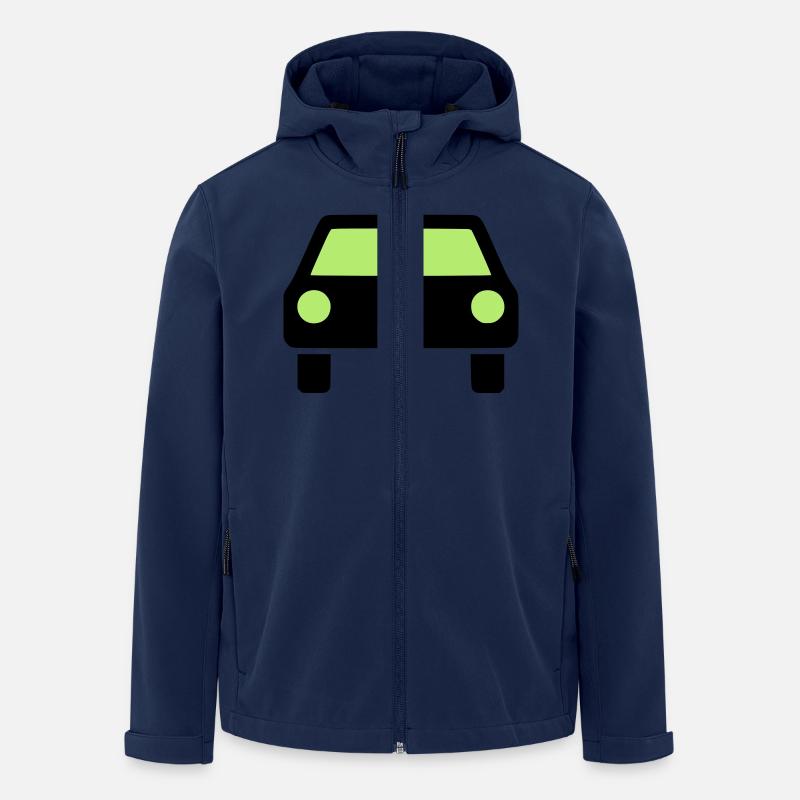 Auto Symbol - Recycelte Männer Softshell-Jacke von Stanley/Stella - Navy