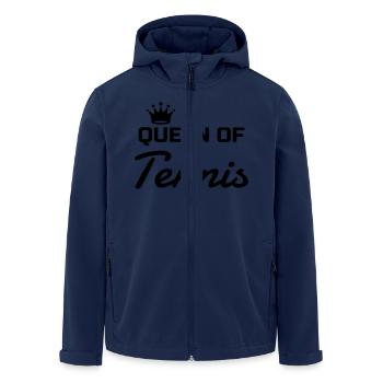 Tennis - Sport - Racket - Tennis Player - Tenis - Recycelte Männer Softshell-Jacke von Stanley/Stella - Navy - Vorne - AI Model Male 185 light (185cm)