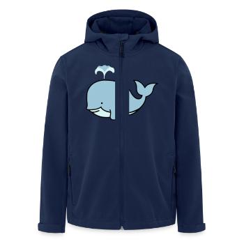 suesser_wal_02 - Veste softshell homme en polyester recyclé Stanley/Stella - marine - Devant - AI Model Male 185 light (185cm)