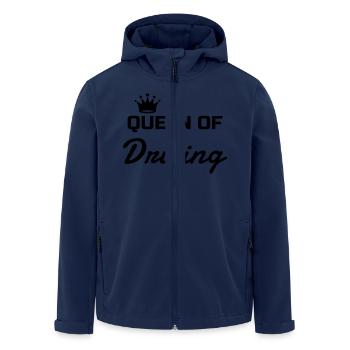Fahrer Fahren Sport Auto Spieler - Recycelte Männer Softshell-Jacke von Stanley/Stella - Navy - Vorne - AI Model Male 185 light (185cm)