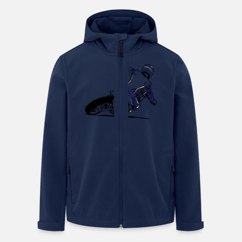 Supermoto - Recycelte Männer Softshell-Jacke von Stanley/Stella - Navy