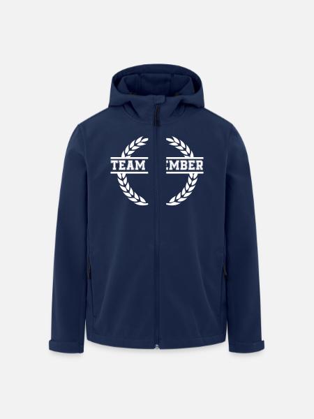 kranz team member - Recycelte Männer Softshell-Jacke von Stanley/Stella - Navy