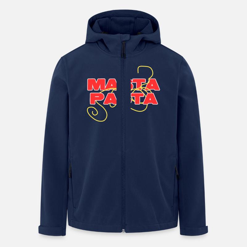 Italian pasta pur - Recycelte Männer Softshell-Jacke von Stanley/Stella - Navy